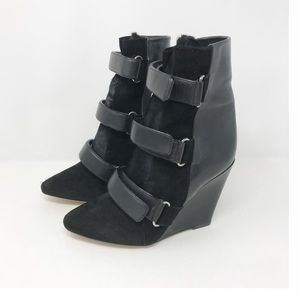 Isabel Marant Suede, Leather, Pony Hair Booties